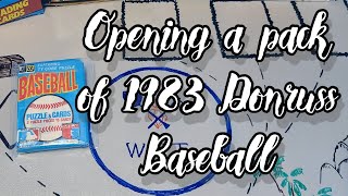 Celebrity Opening a 1983 Donruss Baseball Pack Net Worth