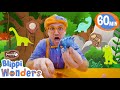 Blippi Learns About DINOSAURS! | Blippi Wonders Educational Videos for Kids