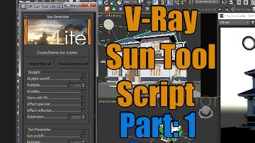 Vray SUN TOOL For 3DsMax Part:1
