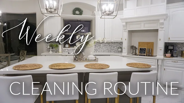 CLEAN WITH ME || WEEKLY CLEANING ROUTINE || LIVING...