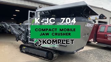Komplet K-JC 704 Compact Mobile Jaw Crusher - Recycle C&D Waste