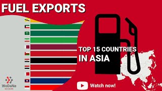 TOP 15 countries in Asia by Fuel exports