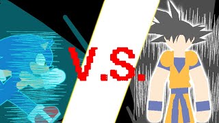 Goku vs Sonic (im not working on this)