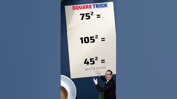 Square Any Number Ending in 5 INSTANTLY! 😱 #MathHacks #SquareTrick #FastMath