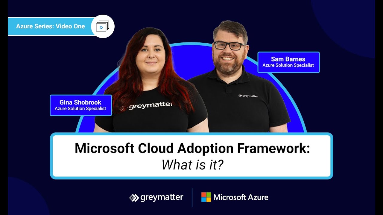Microsoft Cloud Adoption Framework: What is it? - YouTube
