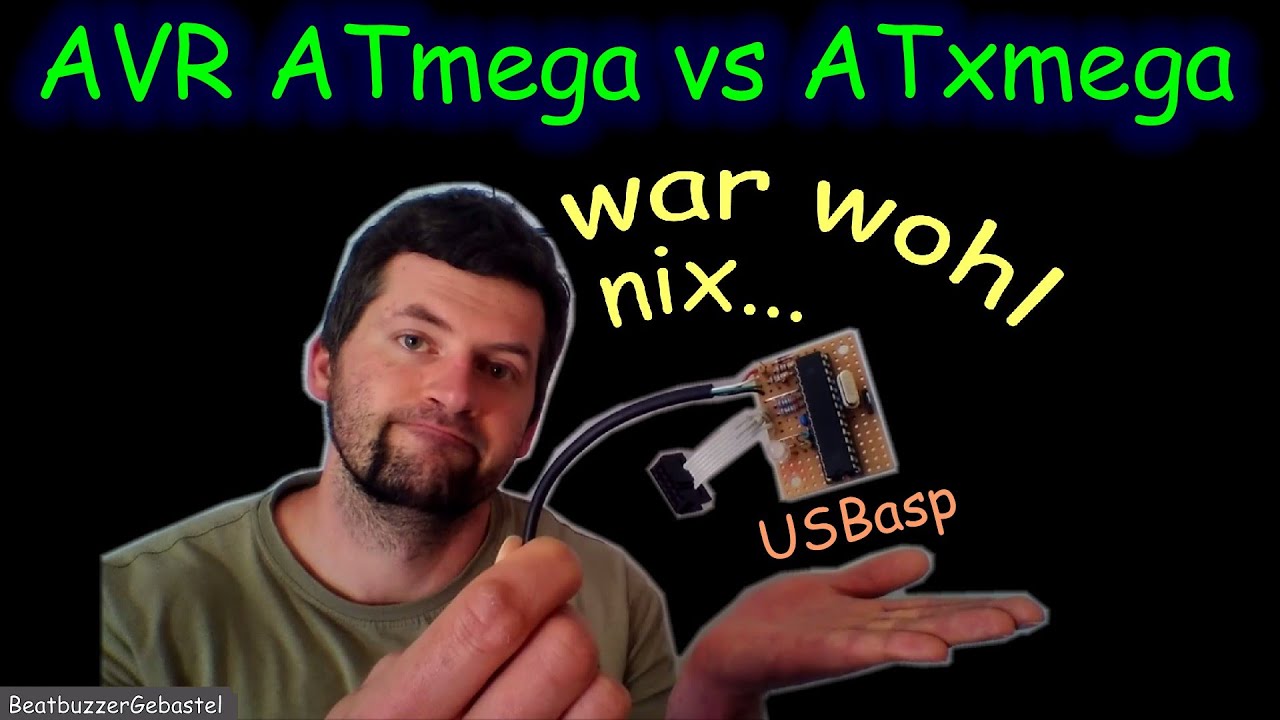 Bascom Atmega AVR ATmega vs ATxmega - USBasp in Bascom - YouTube