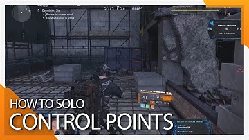 How to take on a level 3 Control point on hard solo in the division 2