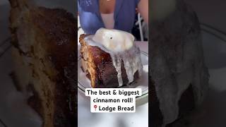 The best & biggest cinnamon roll EVER. #cinnamonbun #cinnamonbun #woodlandhills #losangelesfood #yum