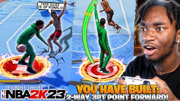 This Is What My 2 WAY 3PT POINT FORWARD BUILD Is Capable Of on NBA 2K23..