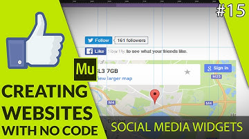 Using Social Media Widgets - #15 Adobe Muse Quickstart Tutorial Guide