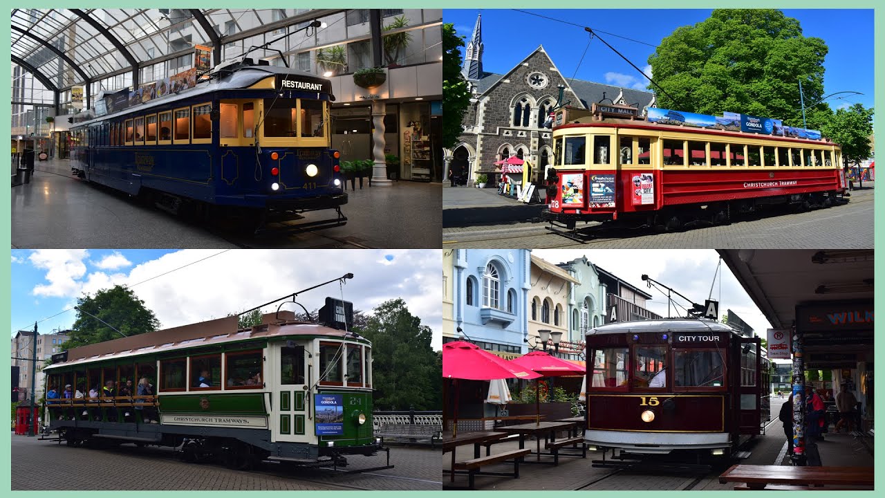 Scenes from the Christchurch Tramway ~ Labour Weekend 2024 (HD)