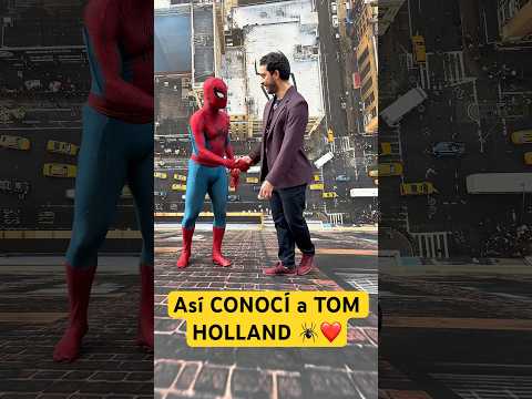 AAA lo LOGRÉ conocí a Tom Holland en Spider-Man Brand New Day fan event 🕷️❤️ #Spiderman #TomHolland
