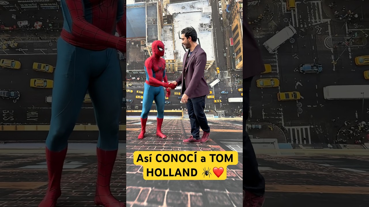 AAA lo LOGRÉ conocí a Tom Holland en Spider-Man Brand New Day fan event 🕷️❤️ #Spiderman #TomHolland