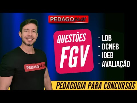 FGV - QUESTÕES DE PEDAGOGIA