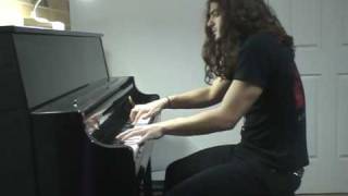 Video thumbnail of "Mayhem - Freezing Moon Piano and Vocal Cover"