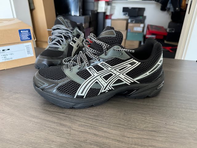 ● ASICS ● Gel-1130 Black Glacier Grey Asics 1130 Black Glacier Grey On Feet Review - YouTube