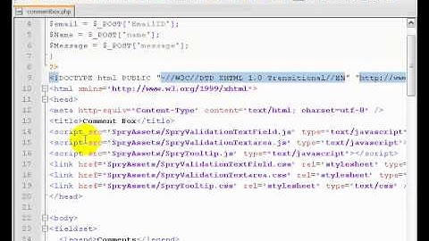 php Tutorials in Tamil Comment Box part 9