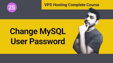 How to Change MySQL User Password (Hindi)