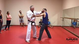 Jodan Uke Lapel Grab Application Drill