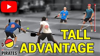 3 Table Tennis Players and 1 Giant: pickleball men's doubles