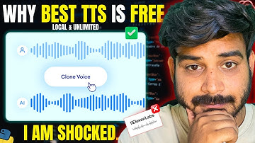 This Is Best FREE AI Voice Cloning (Text To Speech ) Model Yet I  Tested In Local
