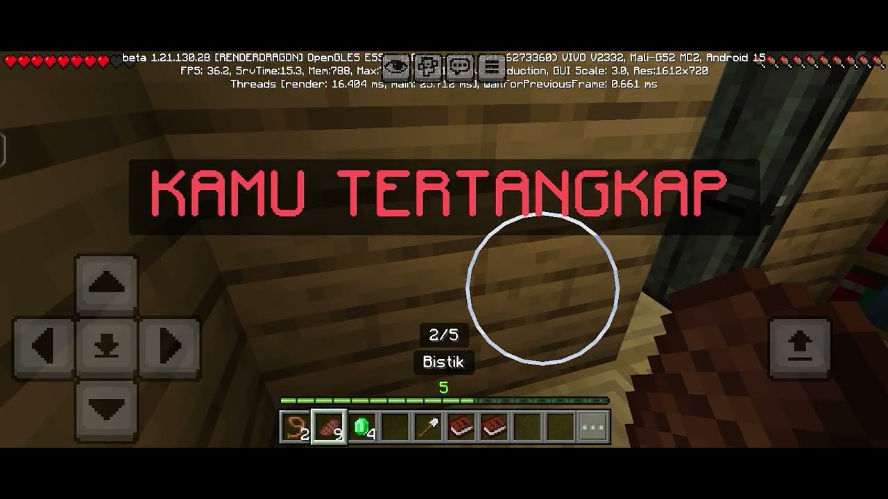 Main game pocong di minecraft #part2 Tamat