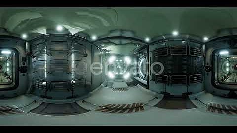 VR360 Interior of Space Station | Motion Graphics - Envato elements
