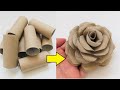 Łatwa Róża z Rolek po Papierze Toaletowym / Rękodzieło z Papierowych Rolek