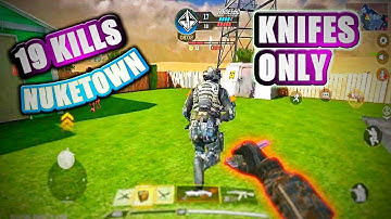 COD MOBILE: Frontline / 19 kills / Knife only / NUKETOWN