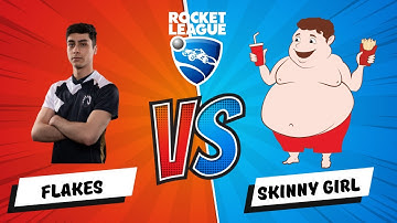 Flakes playing with No mechanics against SSL players in Rocket league 2s (With Darku)