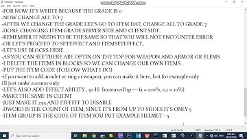 RF ONLINE - HOW TO EDIT ITEM GRADE (COLOR NAME) AND PUT SET EFFECT PART 4