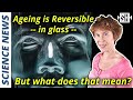 Ageing is reversible  in glass physicists find  science news