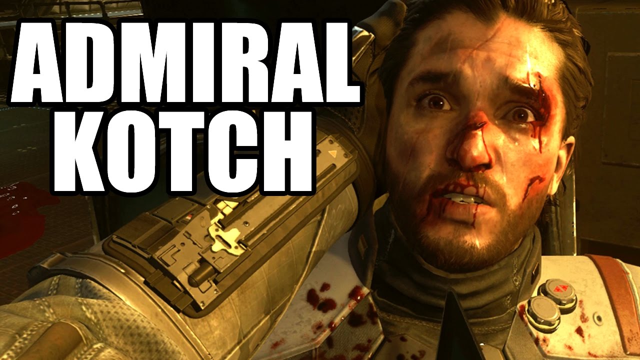 Call Of Duty Infinite Warfare Kotch Death Call Of Duty Infinite Warfare Killing Admiral Salen Kotch Youtube