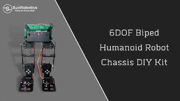 Best 6DOF Biped Humanoid Robot Chassis DIY Kit | Sunrobotic | Science | Experiment | Robotic Project