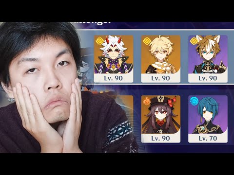 I used my FORGOTTEN CHARACTERS in Spiral Abyss