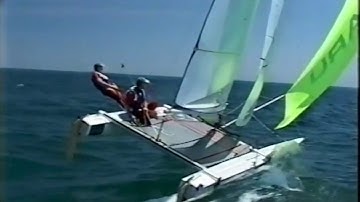 Tornado Catamaran 2001 downwind with spinnaker