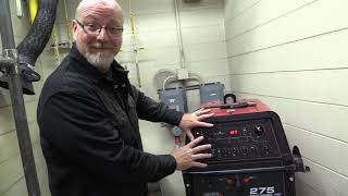 Precision TIG 275によるスティック溶接