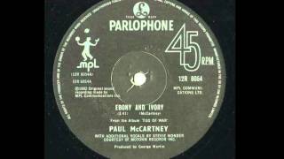 Paul McCartney ‘Ebony and Ivory (Remix 2015)’ feat Stevie Wonder chords