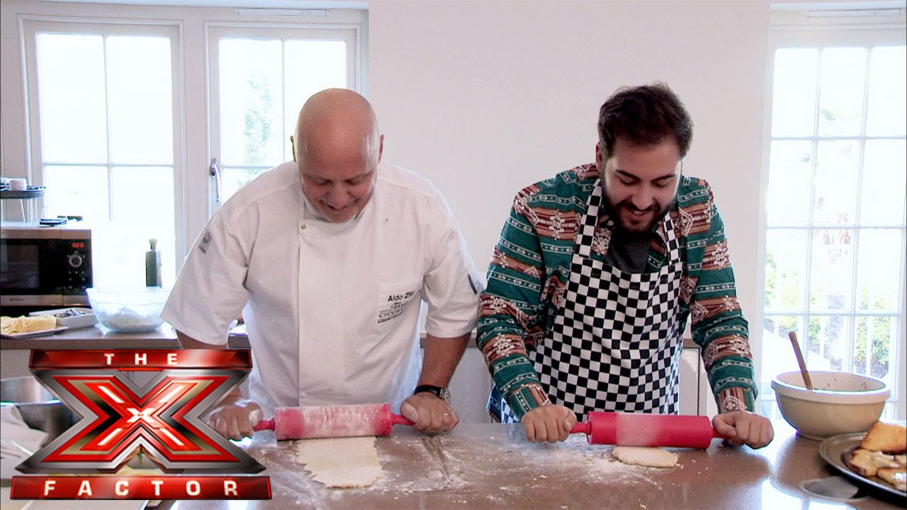 Andrea learns how to cook with Aldo Zilli | The Xtra Factor UK 2014