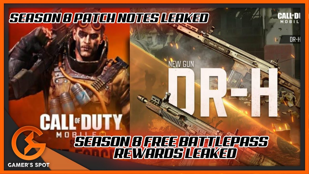CALL OF DUTY MOBILE | SEASON 8 PATCH NOTES LEAKED | SEASON 8 FREE ...