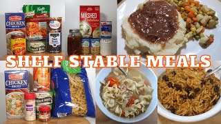 SHELF STABLE PANTRY MEALS | EMERGENCY PREPPER MEALS | PANTRY CHALLENGE | BUDGET MEALS | EPISODE 3