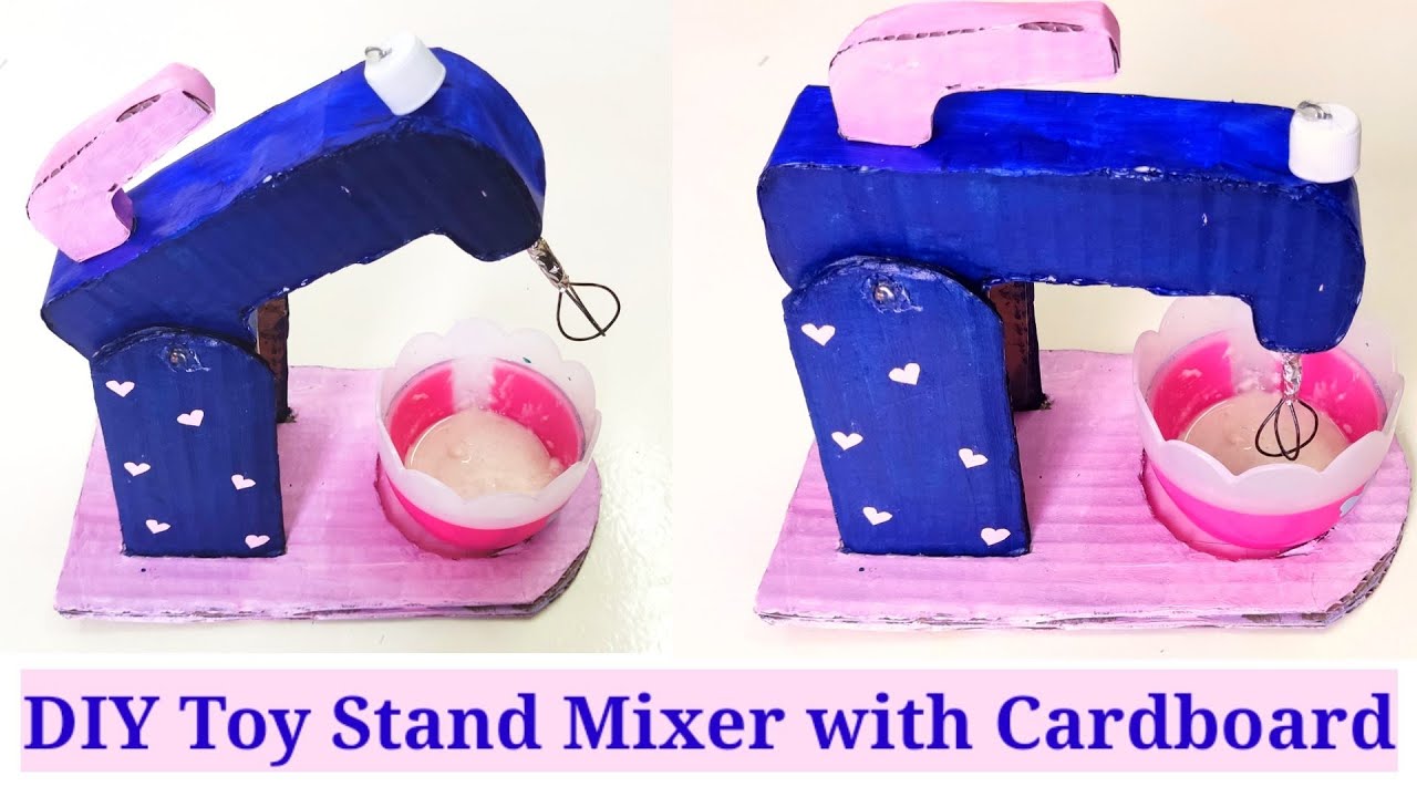 DIY Toy Stand Mixer with Cardboard | DIY Play Mixer | DIY Kids Toys |DIY Cardboard Toys for Kids
