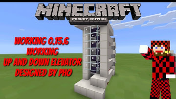 how to make up down piston elevator redstone tutorial 1.2.8 minecraft pocket edition