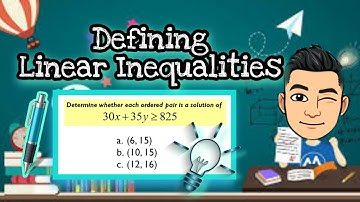 Defining Linear Inequalities [Made EASY - Taglish version]