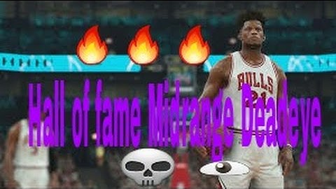 NBA 2k17 Tips| How to get Hall of Fame Midrange Deadeye fast!!!!🔥🔥🔥🔥