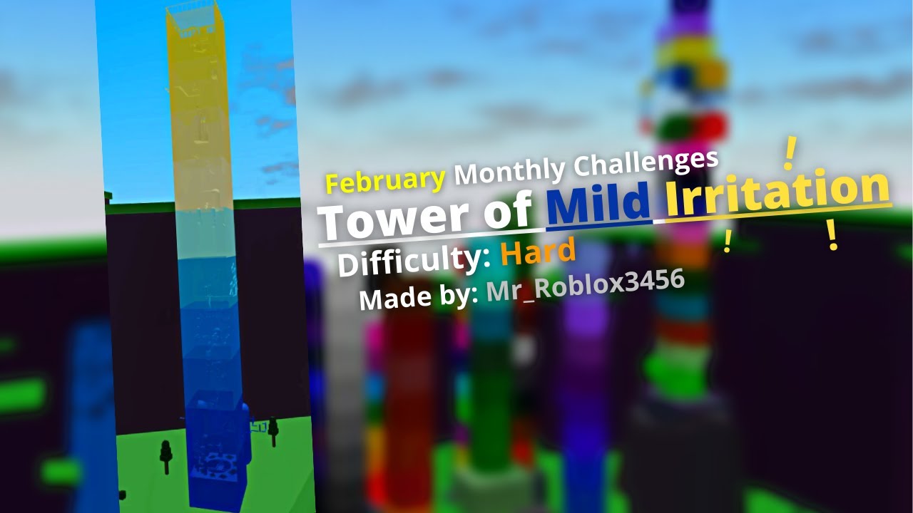 JToH Monthly Challenges Tower of Mild Irritation (ToMI) YouTube