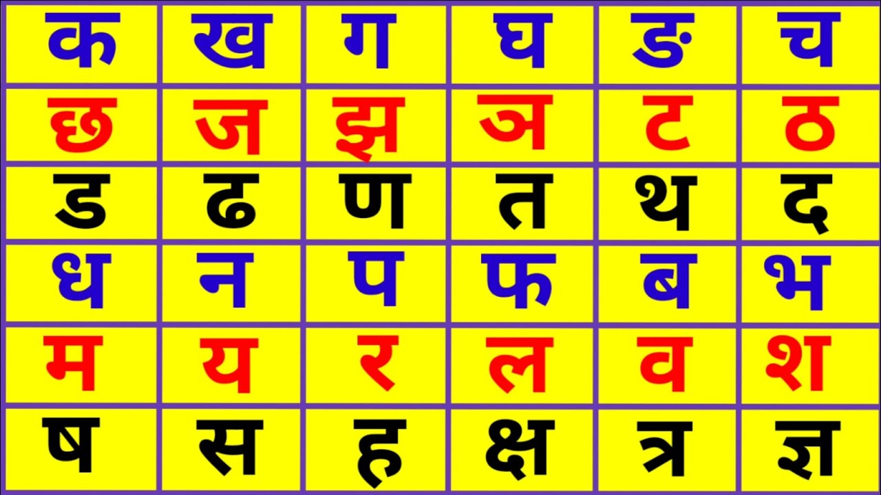 क ख ग घ हिंदी मे | Ka Kha Ga Gha | Hindi Varnamala | क ख ग घ हिन्दी वर्णमाला | क ख ग घ | Varnamala