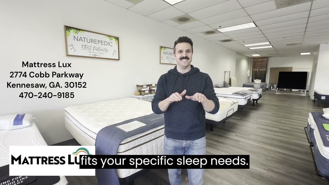 NaturePedic Custom Organic Mattress-  Mattress Lux  Kennesaw, Ga.