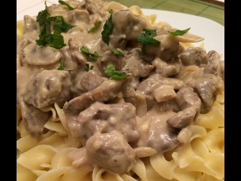 HOMEMADE BEEF STROGANOFF