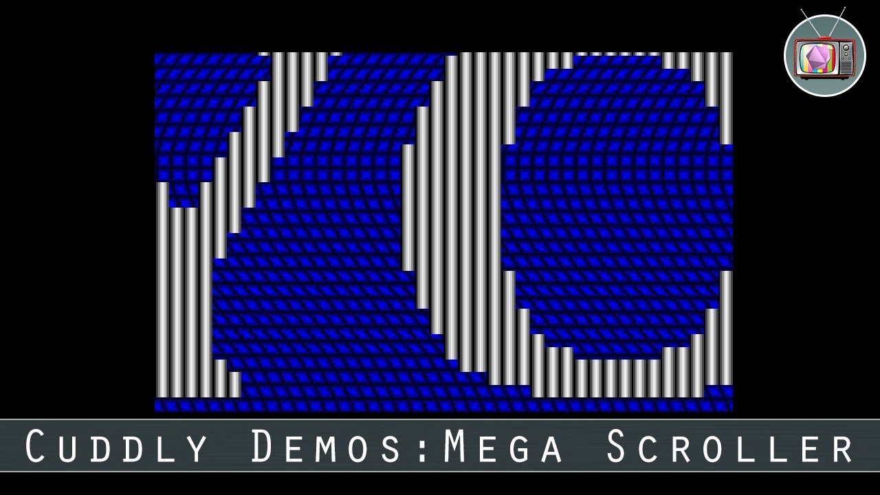 Cuddly Demos: Mega Scroller by The Carebears, 1989 | Atari ST Intro